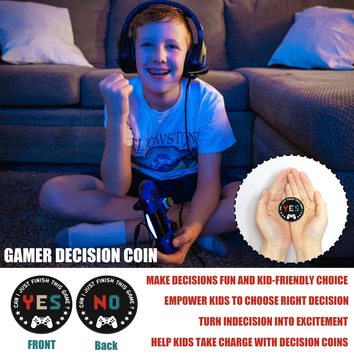 Gamer Gifts for Men Boyfriend Dad Brother Fathers Day, 2026 Graduation Gift for Son, Gaming Accessories for Room, Gaming Stuff - Gamer Gift Set Box