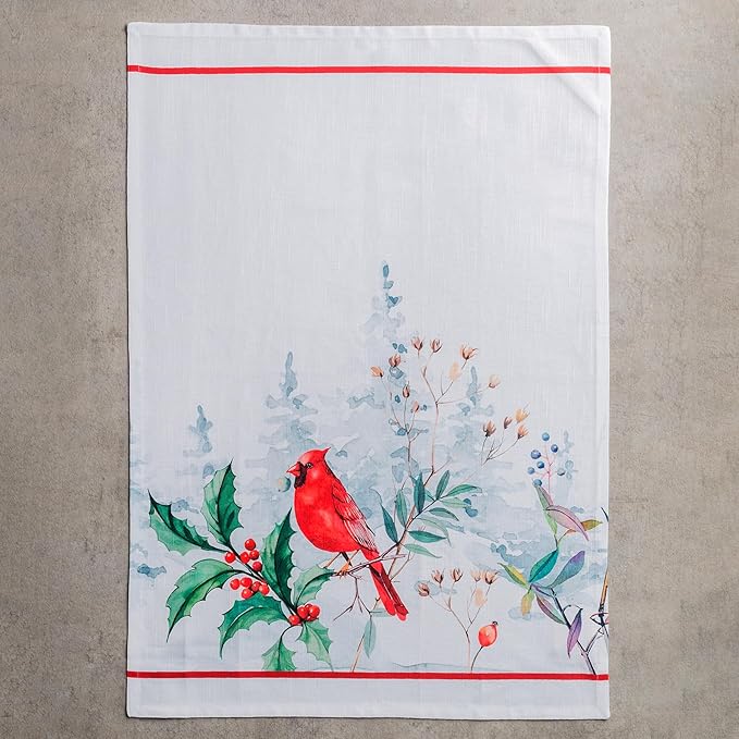 Maison d' Hermine Kitchen Towels Set of 3 100% Cotton 20" x 27.5" Reusable