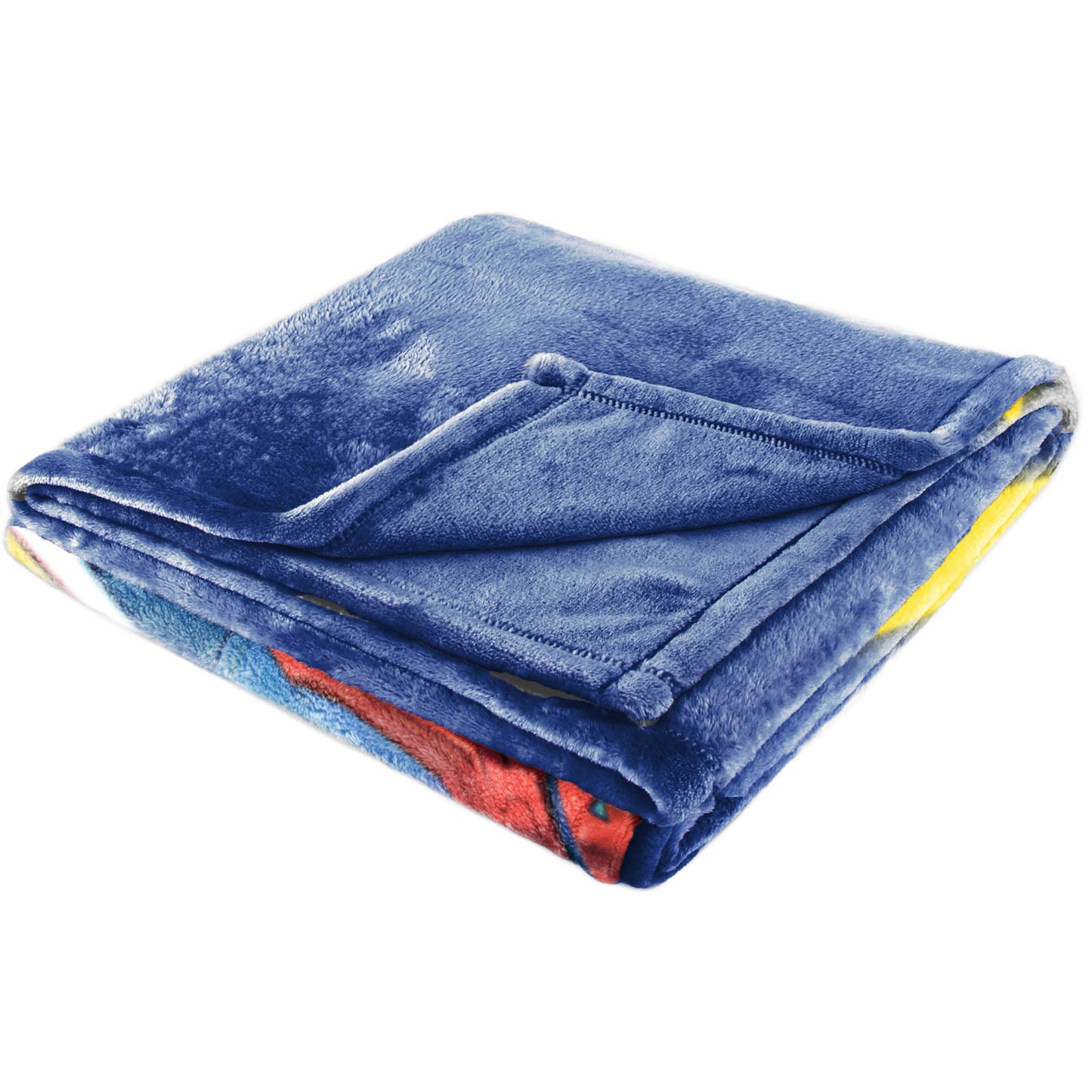 Jay Franco Kids Plush Throw Blanket – Soft & Cozy Fleece Throw for Bedroom & Couch Décor, Official Licensed Product, Blue - Marvel Rivals Spiderman, 60x90 - Large Blanket