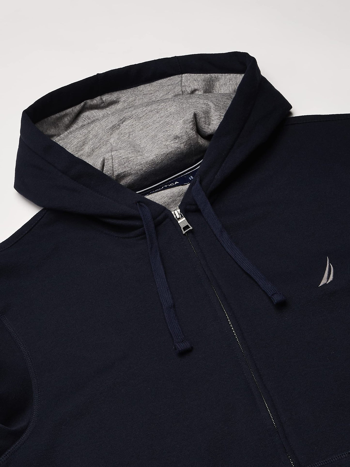 Nautica Men's Anchor Fleece Full-Zip Hoodie, True Navy, Small