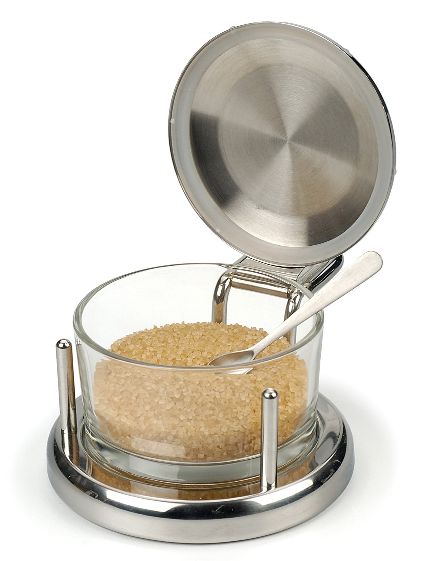 RSVP Stainless Steel Endurance Salt Server with Spoon