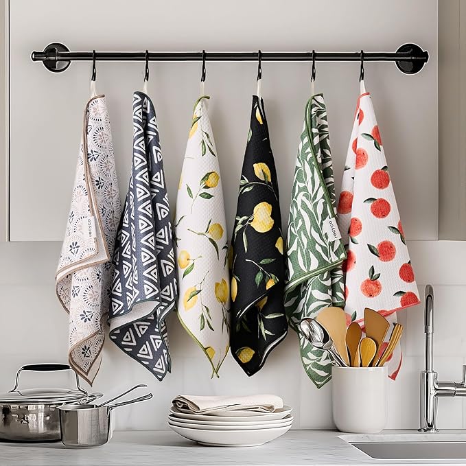 RECYCO Waffle Kitchen Towel Set of 2