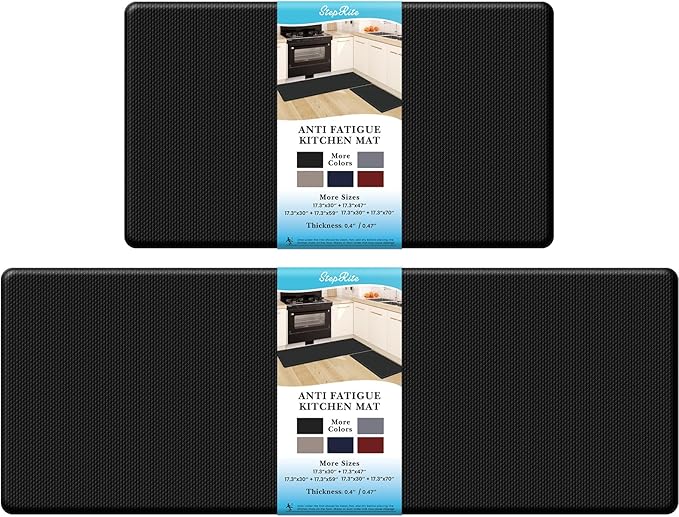 StepRite Kitchen Mats, Cushioned Anti Fatigue Kitchen Mats