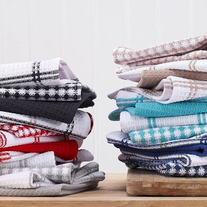 T-Fal Premium Waffle Dish Cloths: Highly Absorbent, Super Soft Long Lasting