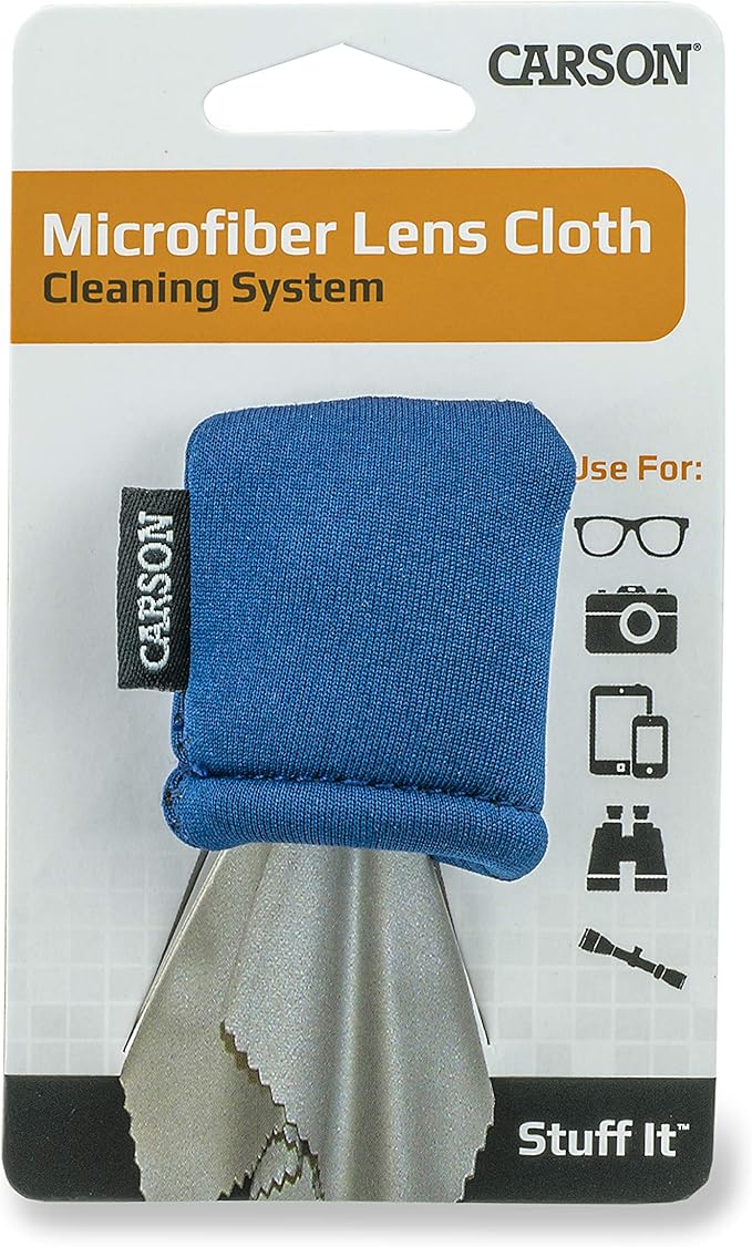 Carson Stuff-It Microfiber Lens Cloth Cleaning System