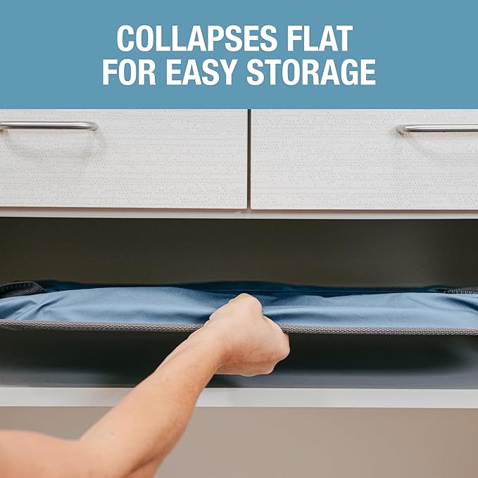 CleverMade Collapsible Laundry Basket 2 Pack – 60L Foldable Clothes Hamper