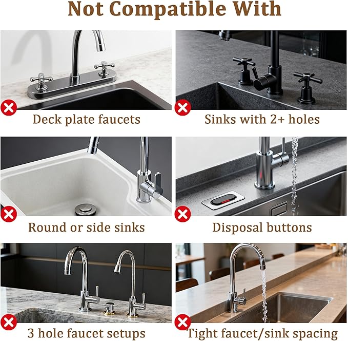 Stone Faucet Mat for Kitchen Sink, 23.6" Fast Drying Around Faucet Diatomite