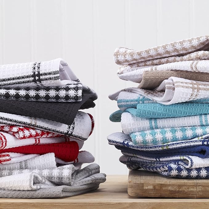 T-Fal Premium Waffle Dish Cloths: Highly Absorbent, Super Soft Long Lasting