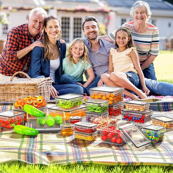 40 PCS Food Storage Containers