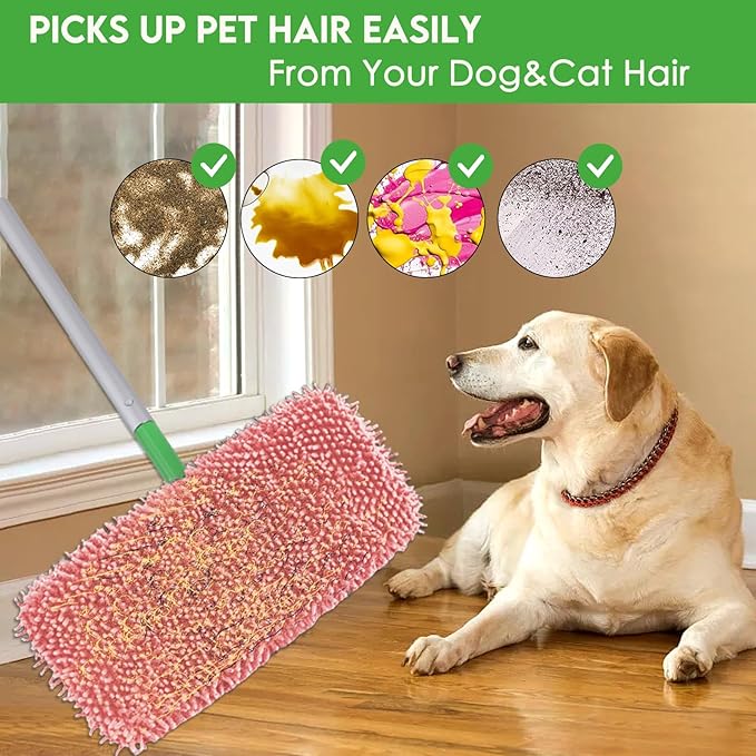 Reusable Microfiber Mop Pads Compatible