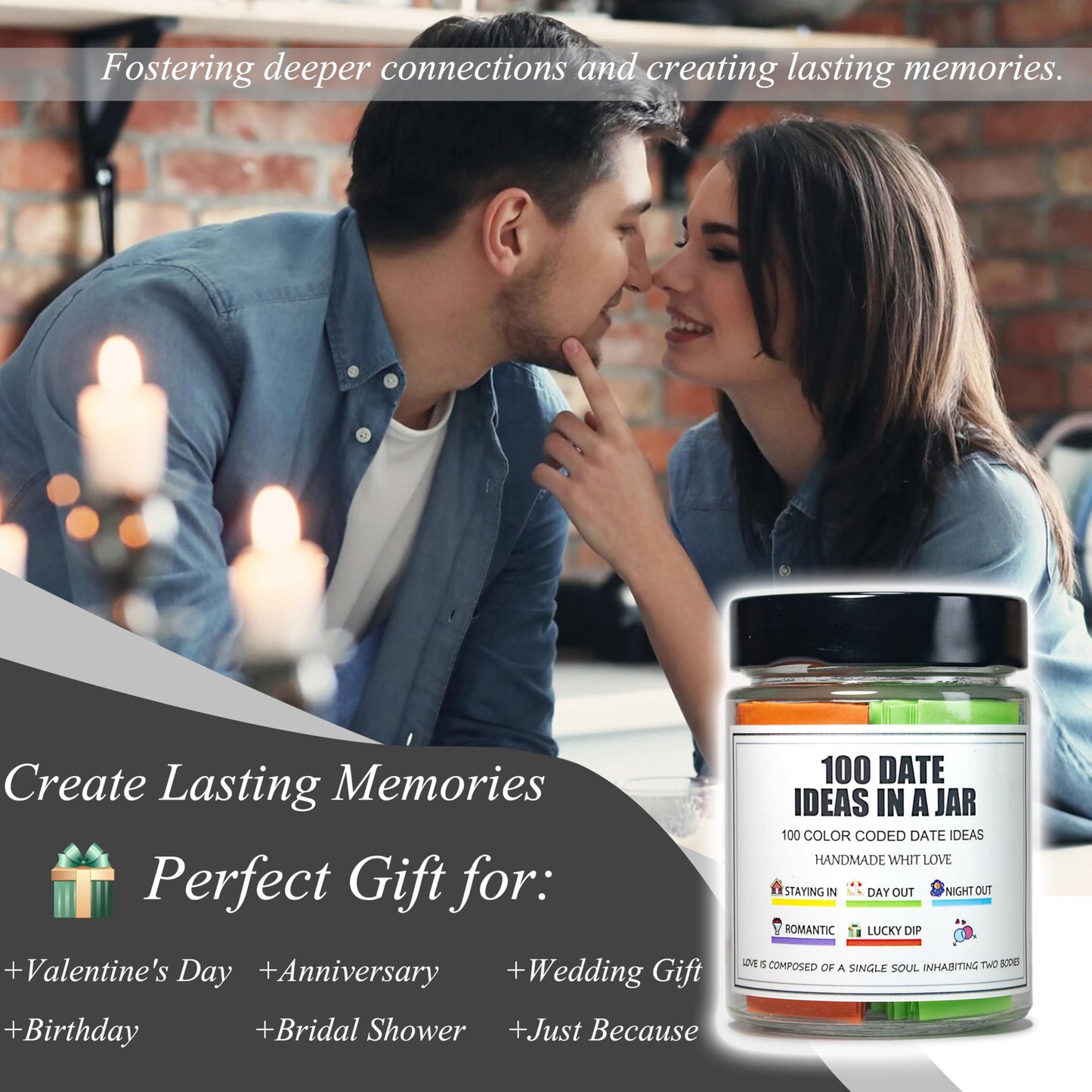 200 Date Ideas In A Jar,Date Night Ideas,Date Night games,Valentines Day Gifts For Him Her,Bridal Shower Gift,Registry Wedding Gifts.Anniversary,Newlyweds Couples Gifts