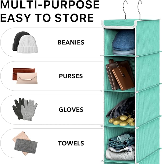 Simple Houseware 10 Shelves Hanging Shoes Organizer Holder
