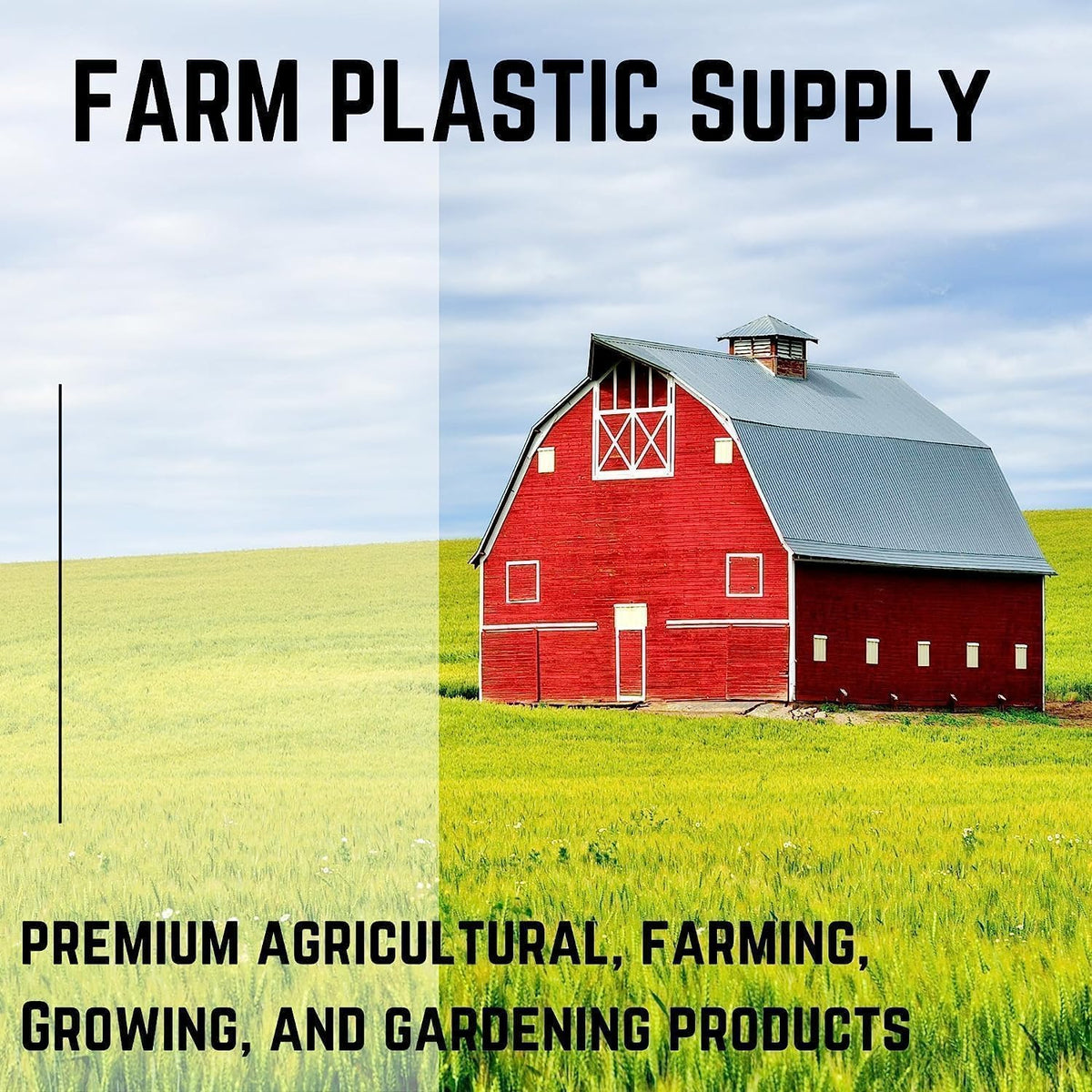 Farm Plastic Supply - Erosion Control Blanket - Straw Garden and Landscape Cover, Erosion Control Blanket, Straw Blanket, Erosion Control, Mulch, Slope Stabilizer, and Seed Protector (8' x 112.5')