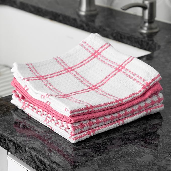 T-Fal Premium Waffle Dish Cloths: Highly Absorbent, Super Soft Long Lasting