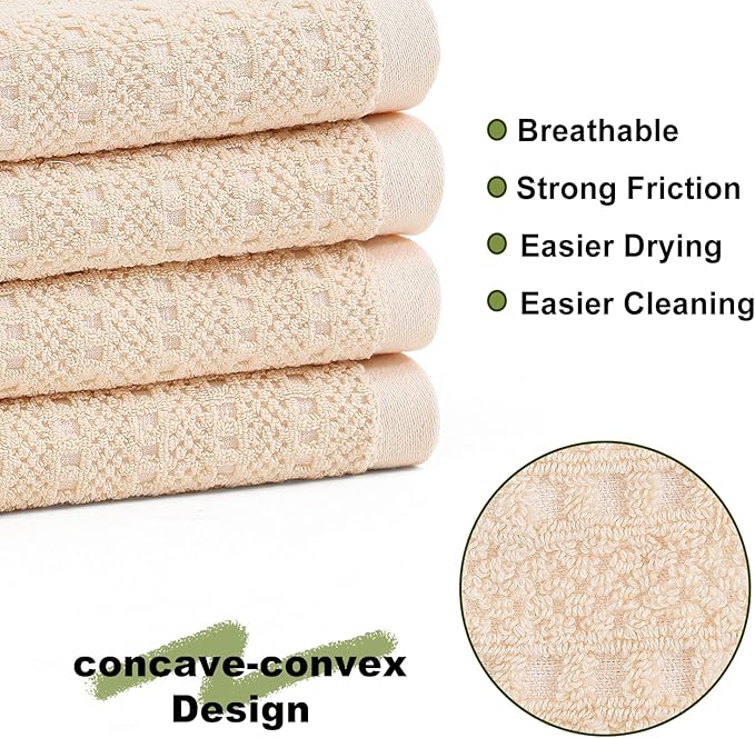 SALAS Kitchen Dish Towels, Bulk Cotton Kitchen Hand Towels, 16‘’ x 26‘’
