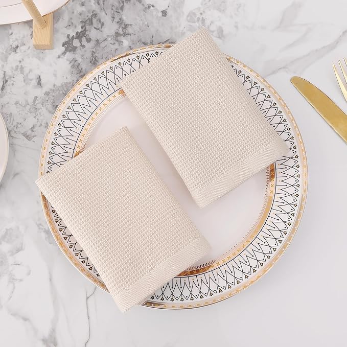 Homaxy 100% Cotton Waffle Weave Dish Cloths