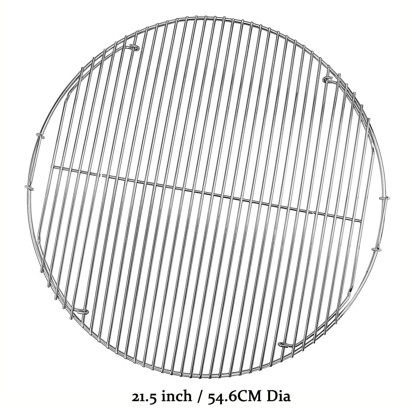 GFTIME 54,6cm Cooking Grate 7436 Grill Replacement Parts For Weber 57 CM Charcoal Grill, Grill Grid Spare Parts for Weber Kettle One-Touch Charcoal Grill