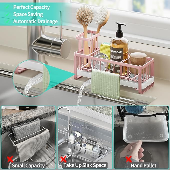 HapiRm Sponge Holder for Kitchen Sink