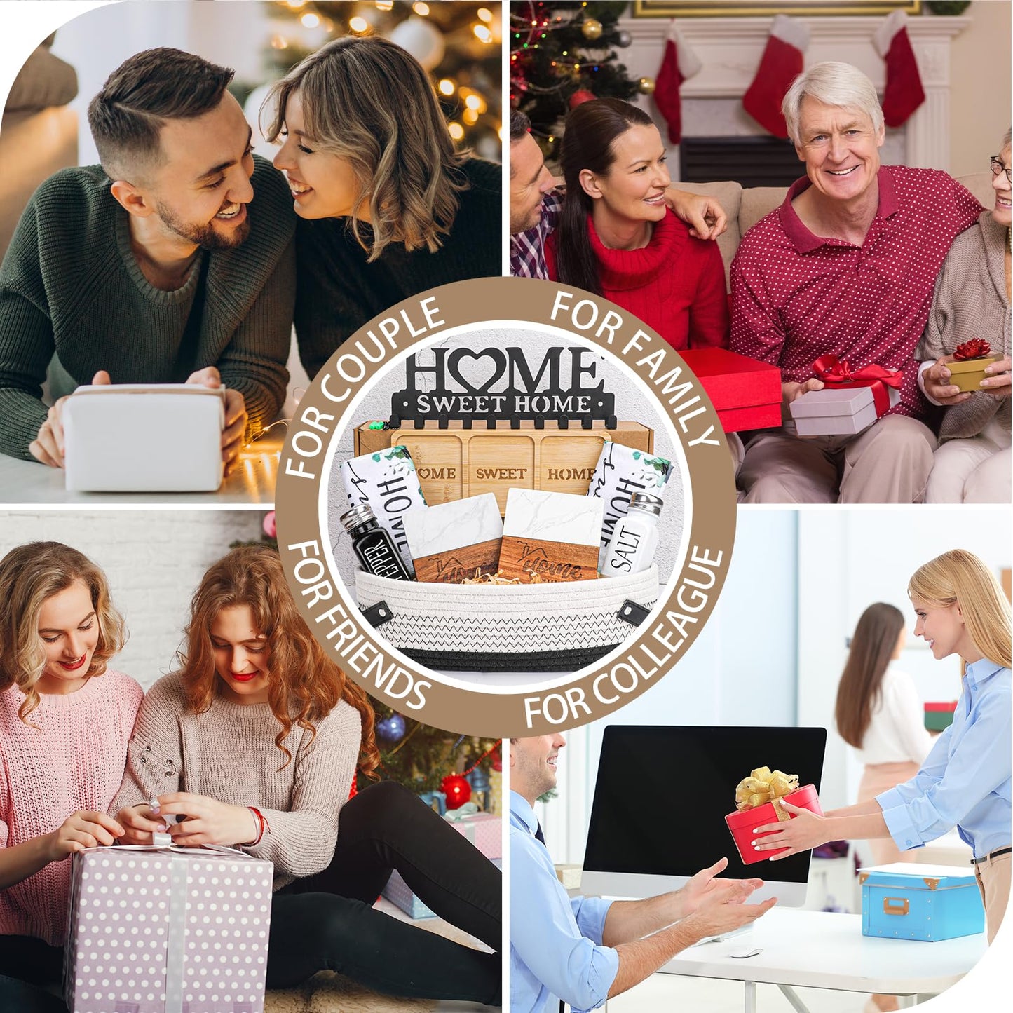 House Warming Gifts New Home,Unique Housewarming Baskets for Couples, Clients, Women, Men, Closing Gift for Home Buyers Realtors,First House Gift Ideas, New Apartment