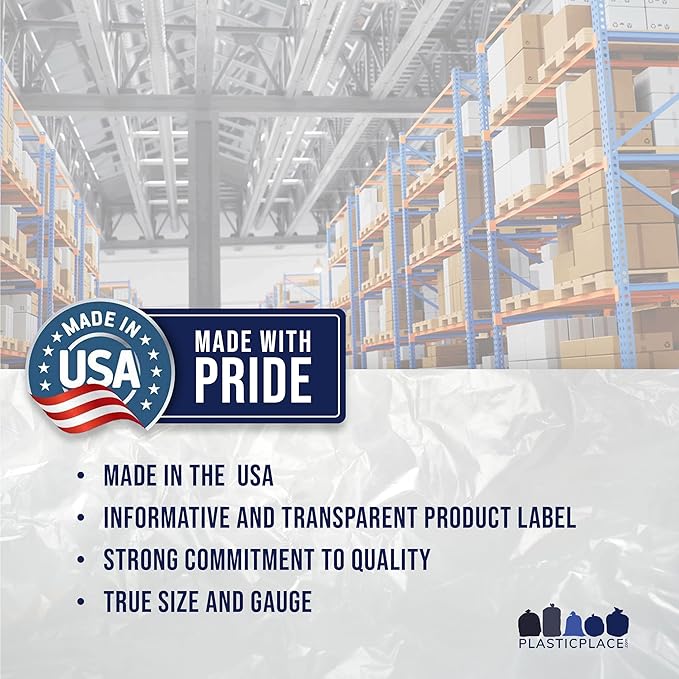 Plasticplace Custom Fit Trash Bags, Compatible