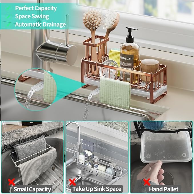 HapiRm Sponge Holder for Kitchen Sink