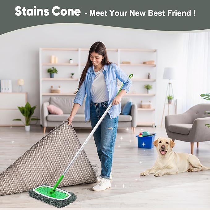 6-Pack Reusable Microfiber Mop Pads Compatible