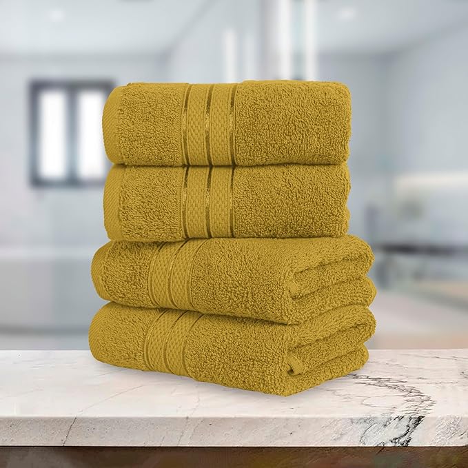 Elegant Comfort Three Line Popcorn Towel Set