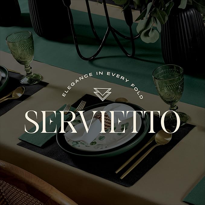 300-Pack Servietto Disposable Linen-Feel Guest Towels