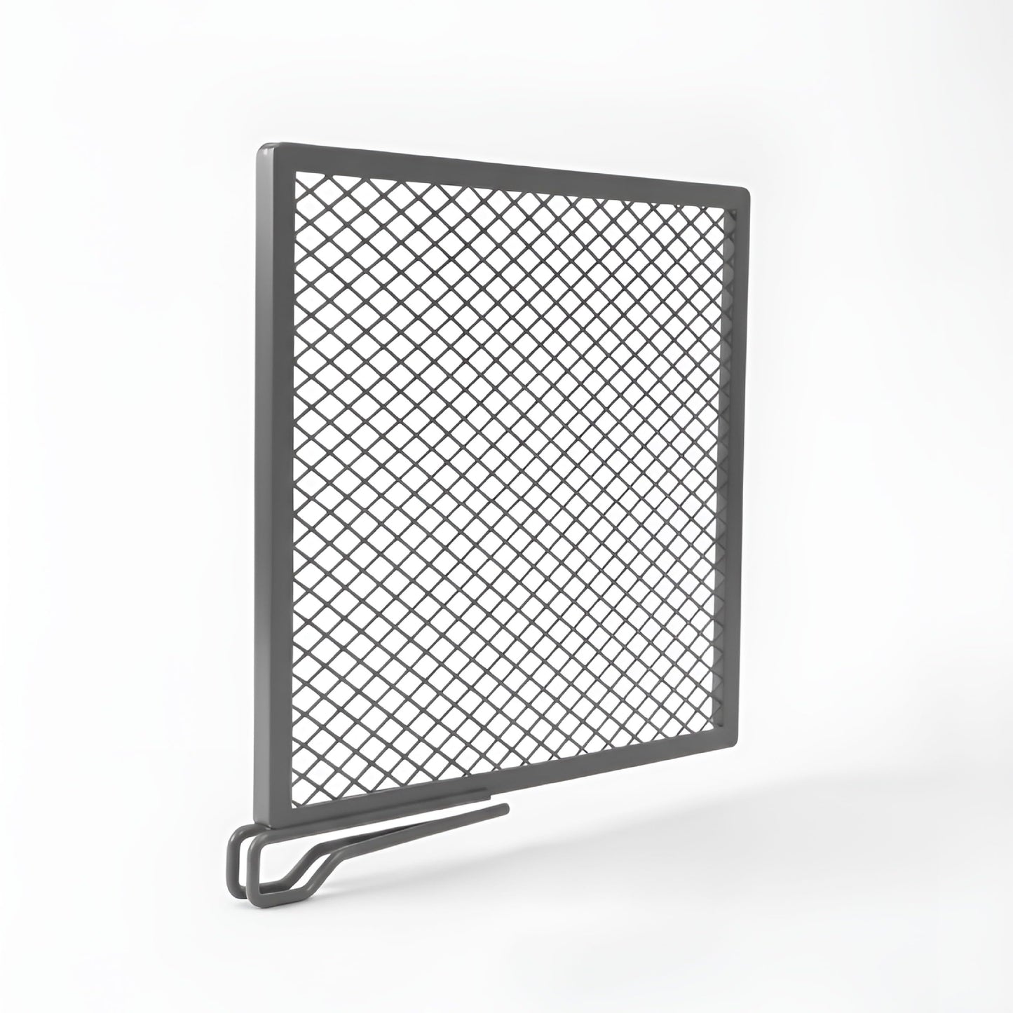 Nexu 6-Pack Metal Mesh Shelf Dividers for Closet Organization, Ultra-Stable Under-Shelf Hook Design, Matte Non-Slip Heavy Duty Purse & Handbag Organizer for Shelving, Kitchen, Office Grey