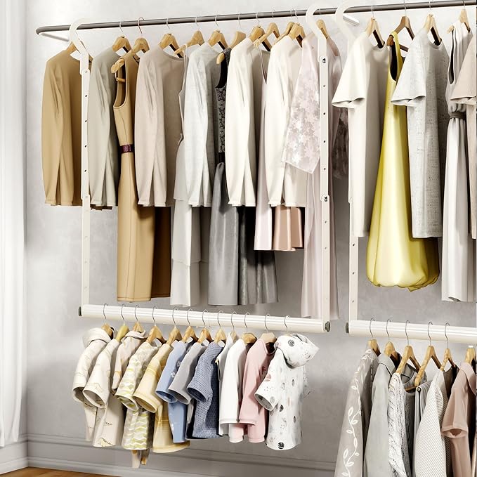 STORAGE MANIAC Adjustable Closet Rod Extender