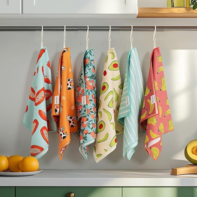 RECYCO Waffle Kitchen Towel Set of 2