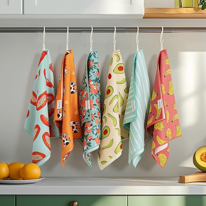 RECYCO Waffle Kitchen Towel Set of 2