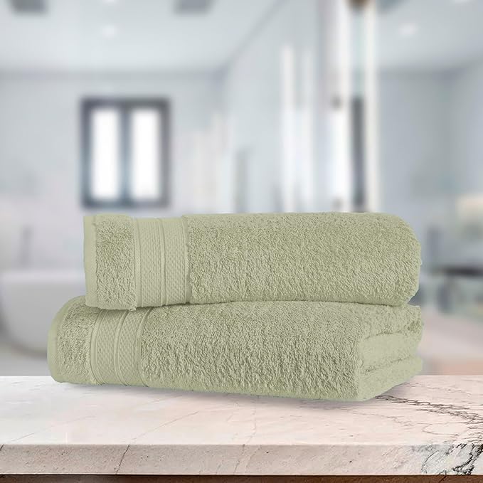Elegant Comfort Three Line Popcorn Towel Set