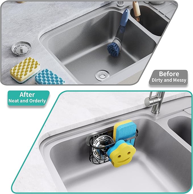 HapiRm Sink Caddy Sponge Holder