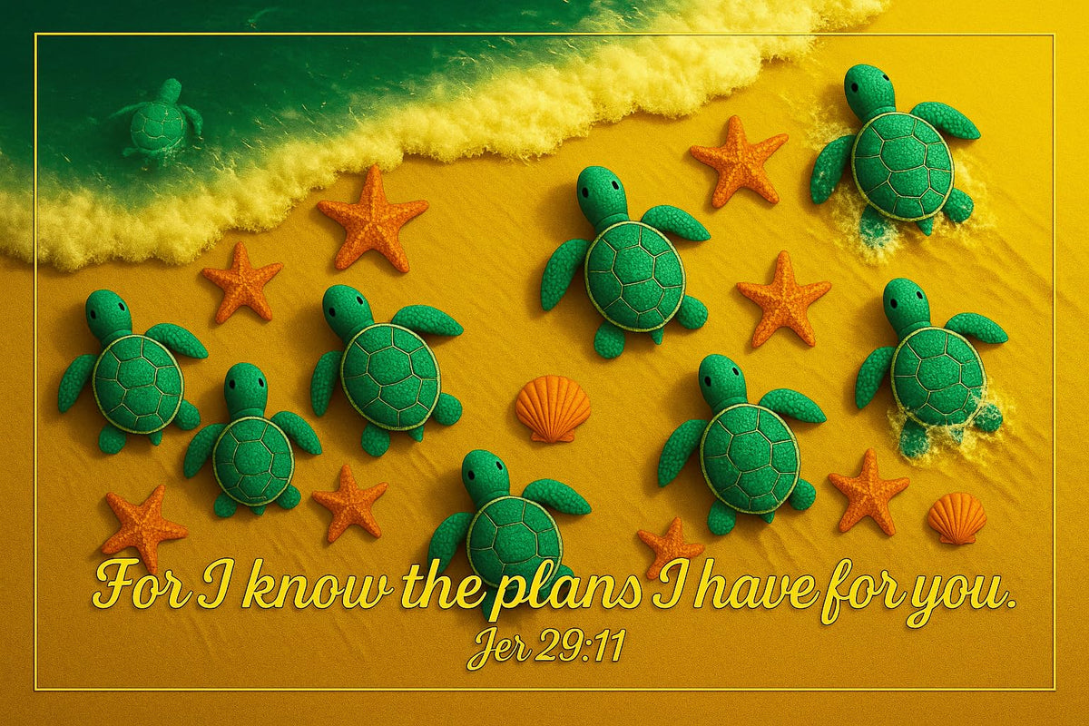 Christian Bible Verse Placemats, Jeremiah 29 11, Set of 6, Cork Backed Wood Table Mats, Heat Resistant Scripture Dining Decor, Large 15.7 x 11.4 Inch, Durable and Easy to Clean