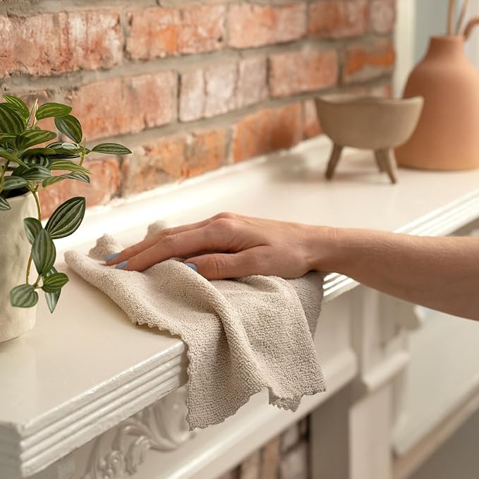 S&T INC. 50 Pack Microfiber Cleaning Cloth