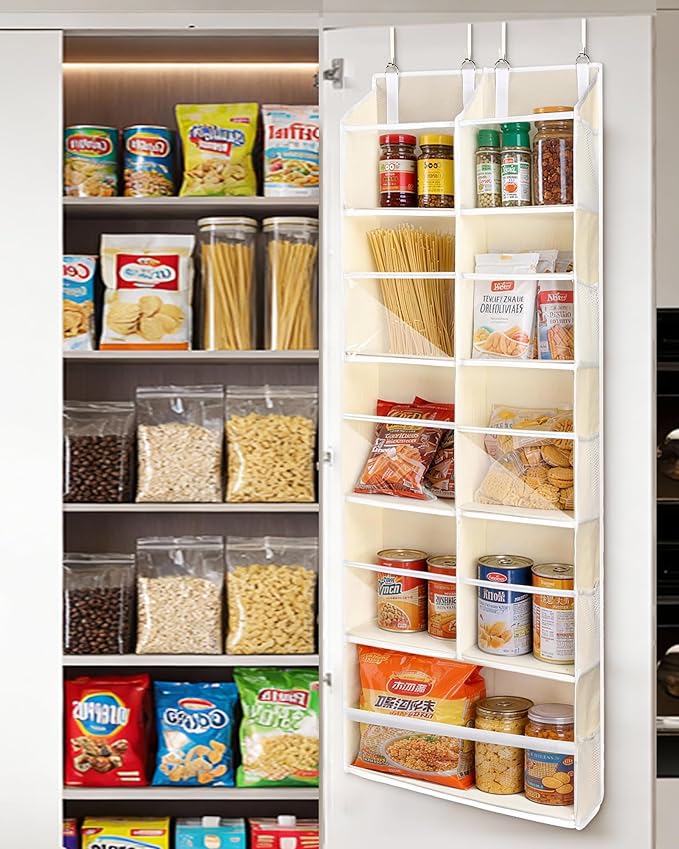 ULG Over the Door Organizer, 5-Tier Hanging Storage