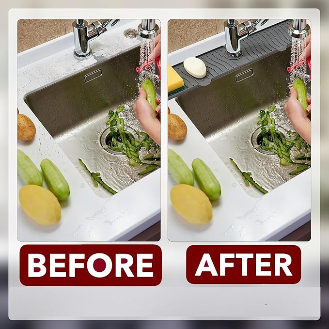 ODRAGO Silicone Kitchen Sink Splash Guard
