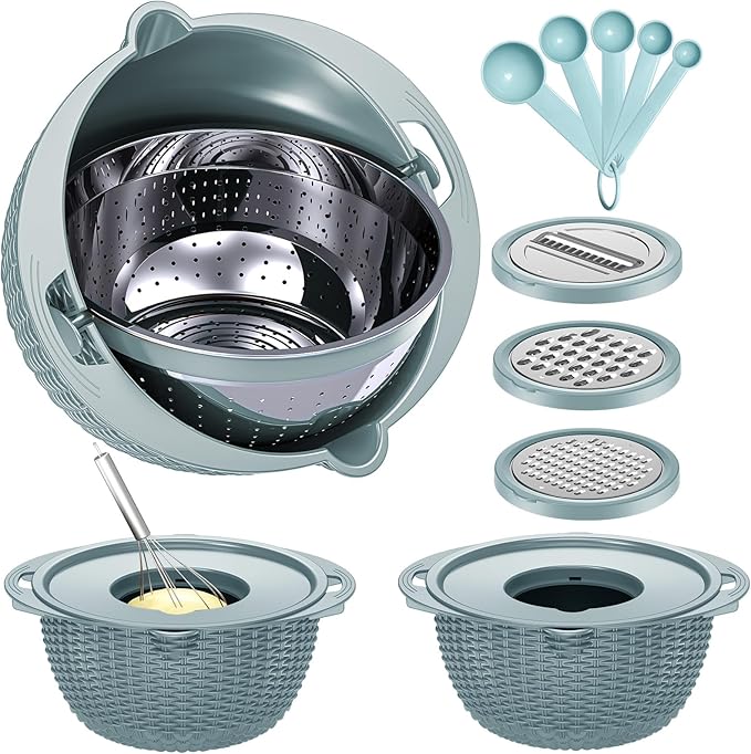 4-1 Strainer Bowl with Lid Set