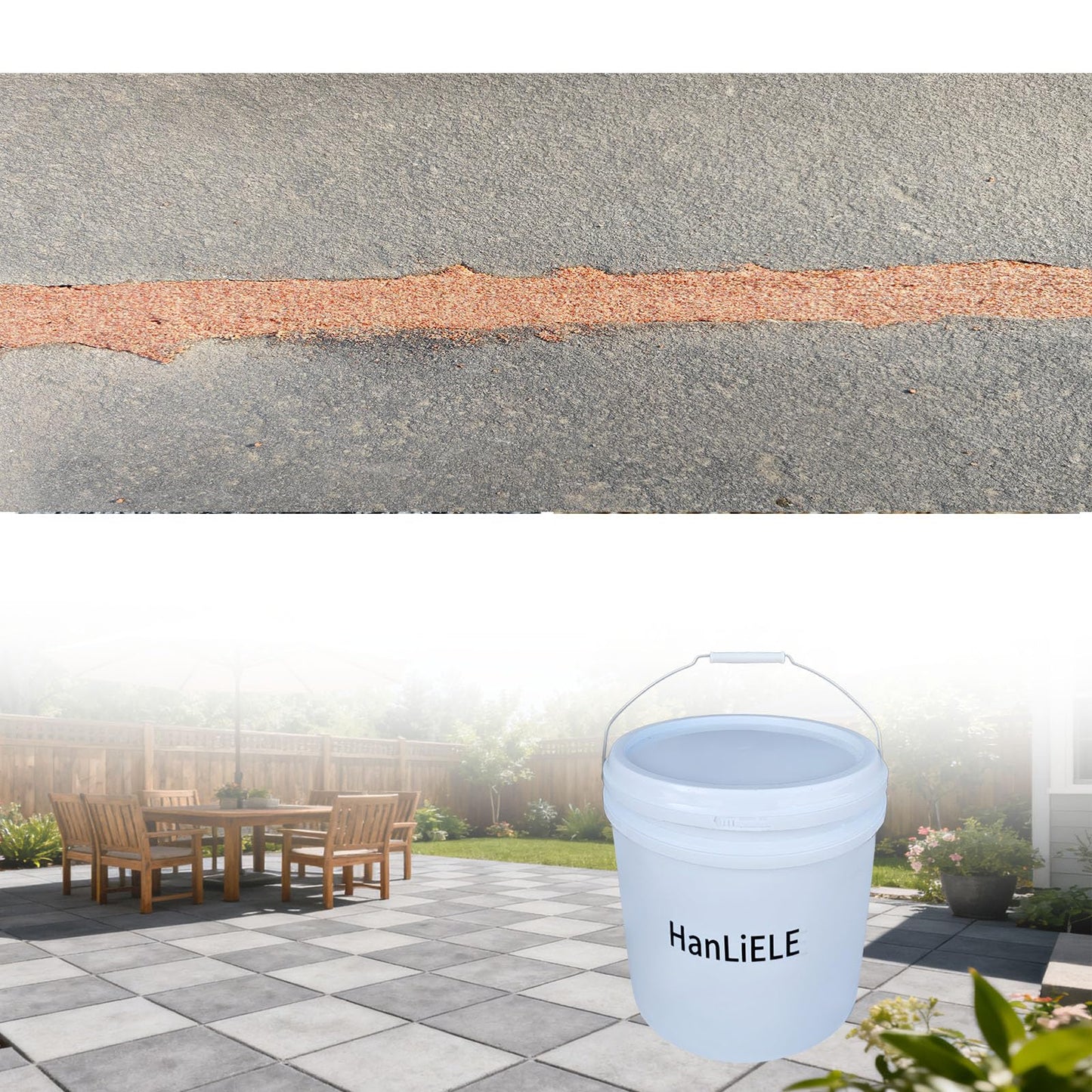Ready-Mixed Sand & Resin Joint Mortar, Mixed Permeable High Strength, No Weeds, Safe High Pressure Cleaning, Suitable for Both Narrow & Wide Joints in Pavers, Tiles & Natural Stone(Red)