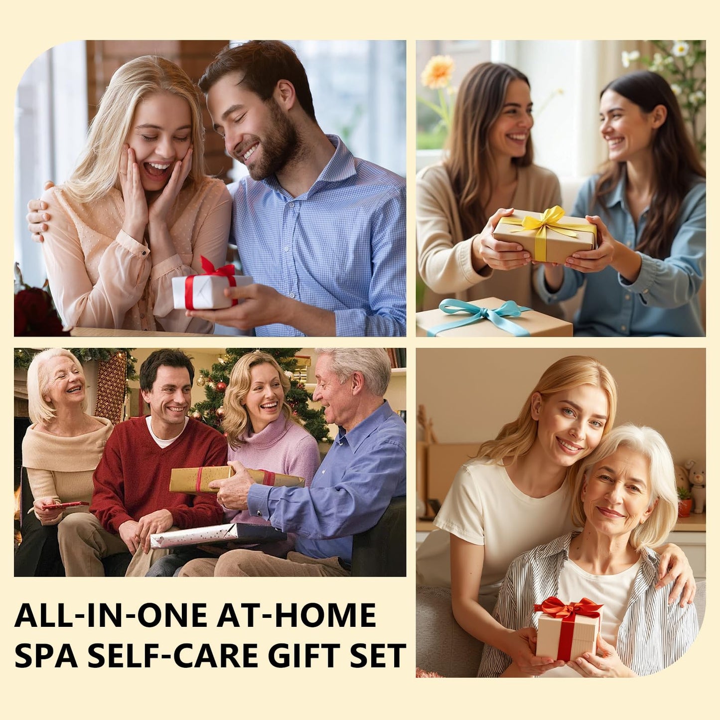ANAI RUI 3 Pcs Face Mask Set - Turmeric Clay Mask - Green Tea Face Mask - Dead Sea Mud Mask for Oily Skin, Blackheads & Pores -Spa Gift Set Self Care for Women Teens 2.5 oz Each