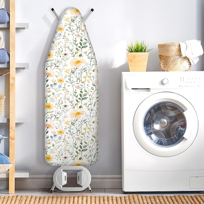 Floral Ironing Board Cover, Standard Size Cotton Iron Board Covers