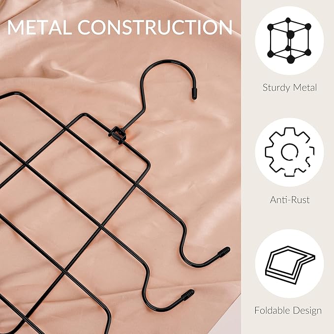 ZEDODIER 4 Pack Tank Top Hanger Space Saving, Bra Hangers