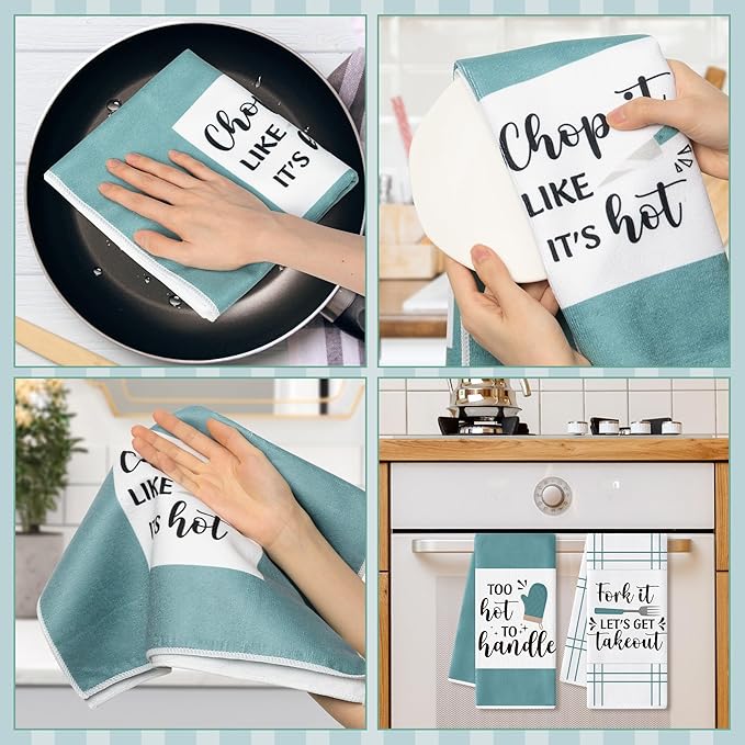 GROBRO7 Funny Kitchen Hand Towel