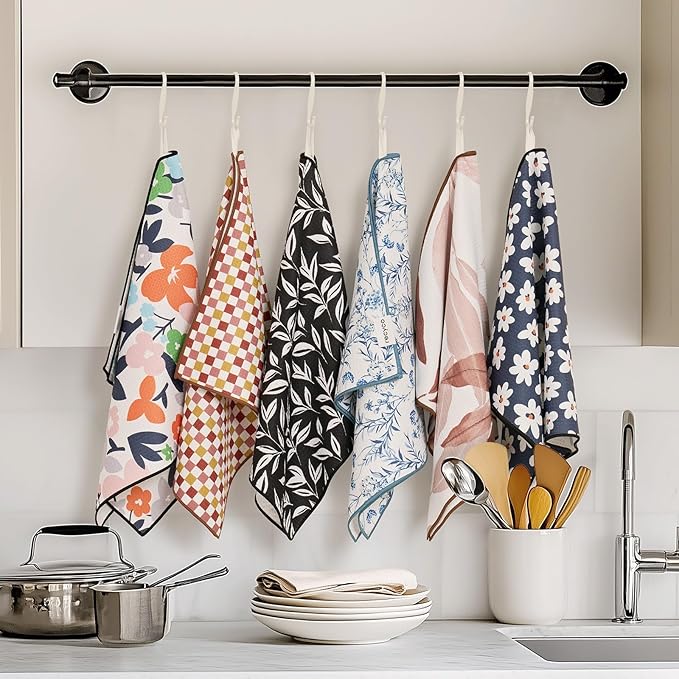 RECYCO Waffle Kitchen Towel Set of 2