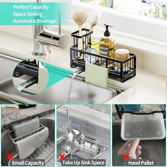 HapiRm Sponge Holder for Kitchen Sink