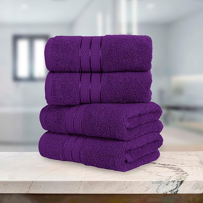 Elegant Comfort Three Line Popcorn Towel Set