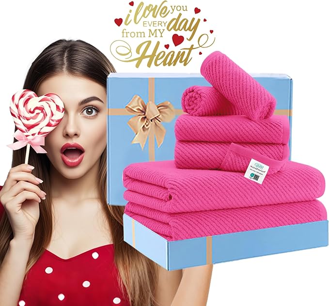 Hot Pink Towels