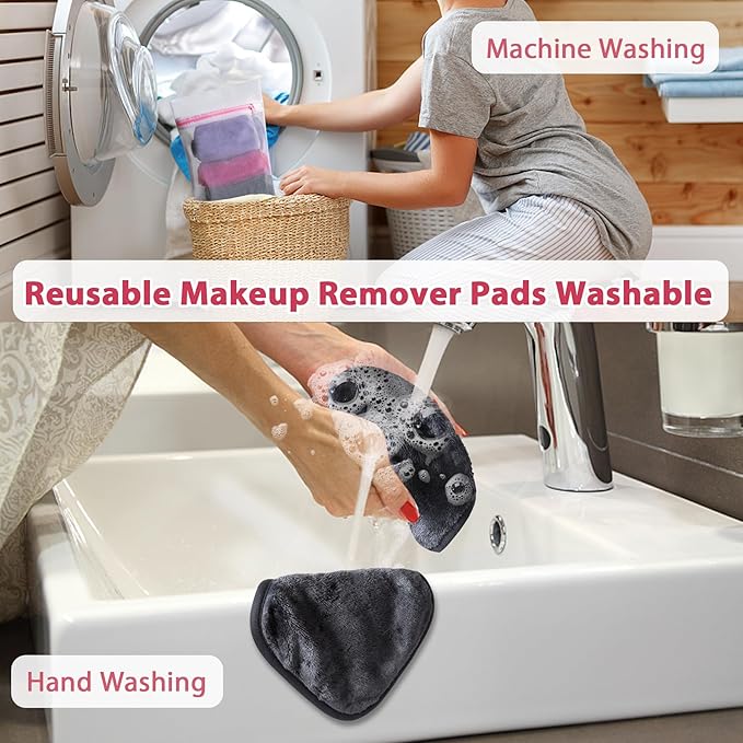 Makeup Remover Cloth, Makeup Remover Pads Microfiber Face Washcloth