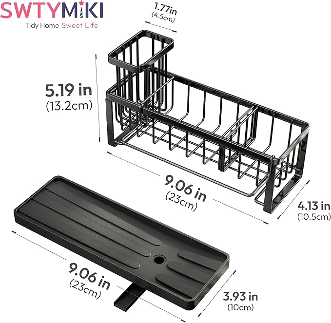 SWTYMIKI Sponge Holder for Kitchen Sink